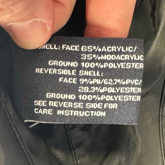 Blassport Faux Fur Brown and Gray Fully Lined Zip Up Vest Womens Large Trendy - Picture 13 of 14